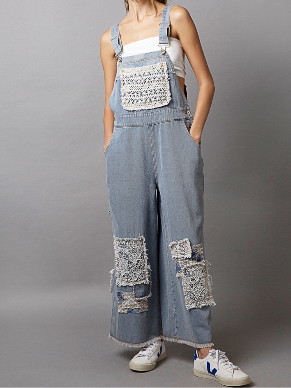 NWOT POL Light Blue Denim Overalls - 100% Cotton